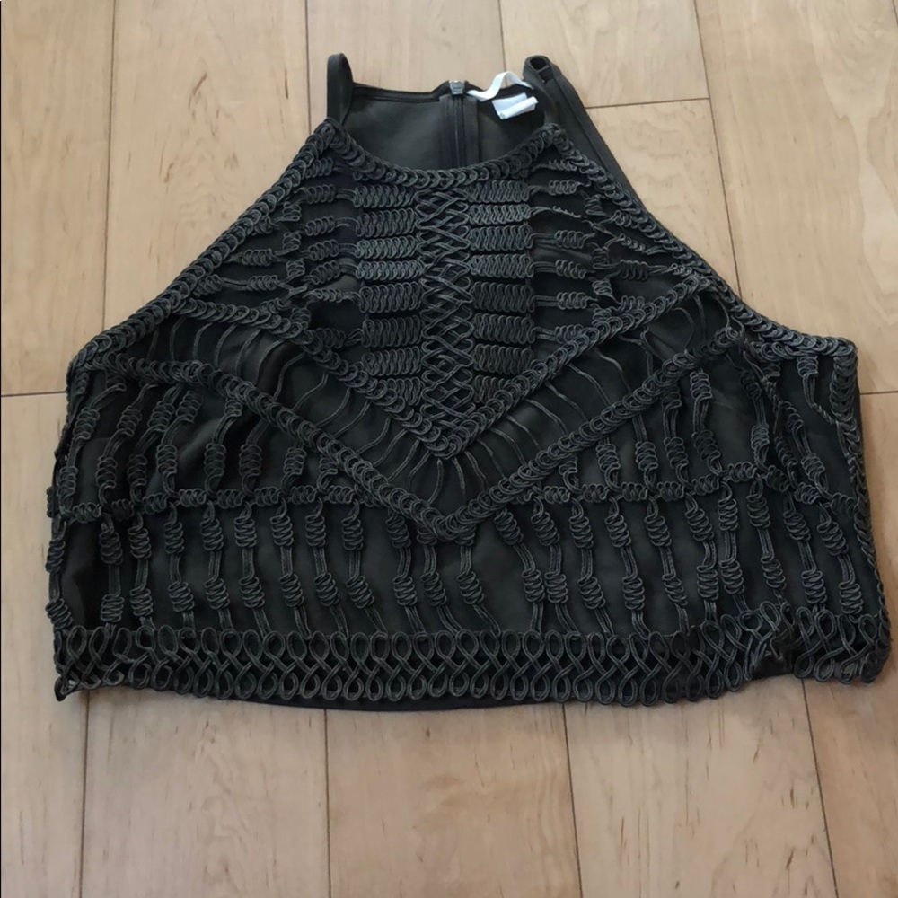 Halter Neck Crop Top L